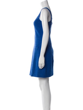 Veronica Beard Square Neckline Mini Dress