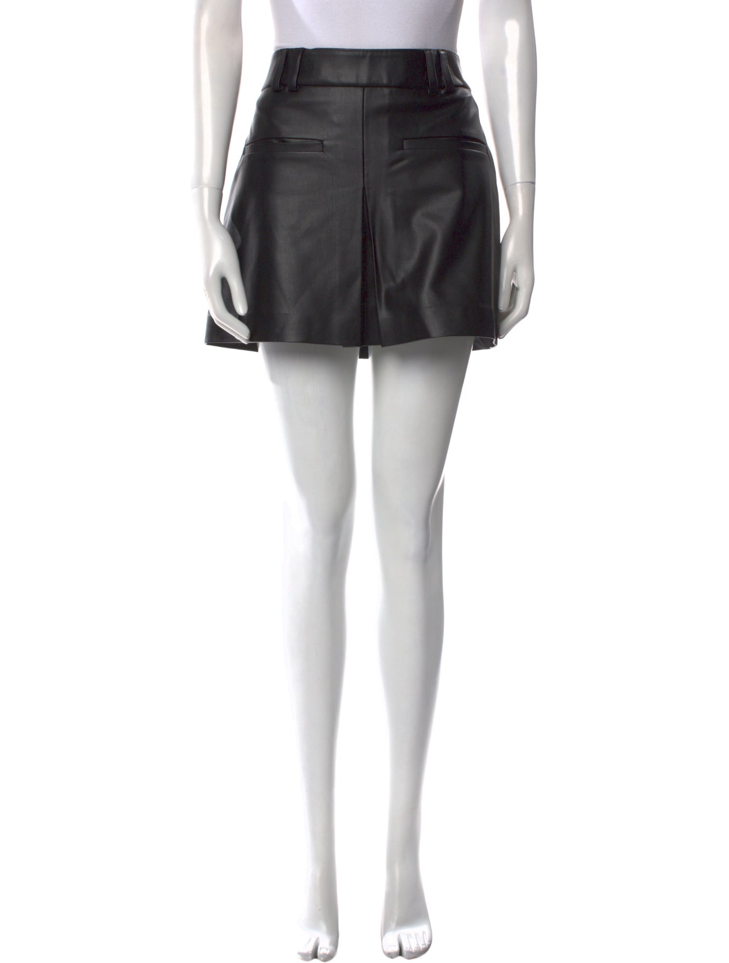 Veronica Beard Raw-Edge Trim Mini Skirt