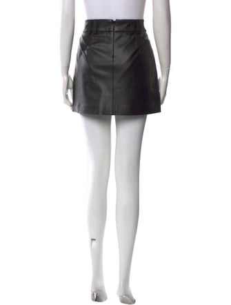 Veronica Beard Raw-Edge Trim Mini Skirt
