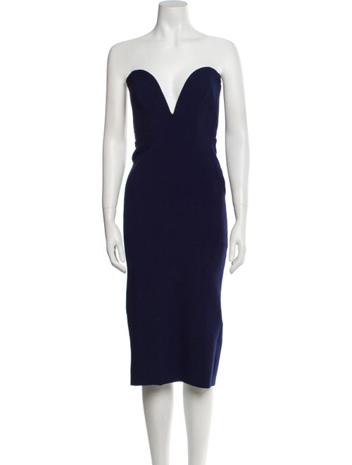 Veronica Beard Strapless Knee-Length Dress