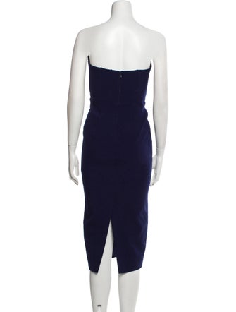 Veronica Beard Strapless Knee-Length Dress