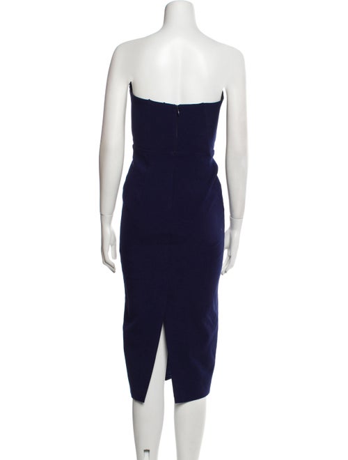 Veronica Beard Strapless Knee-Length Dress