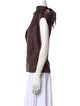 Veronica Beard Cowl Neck Short Sleeve Top