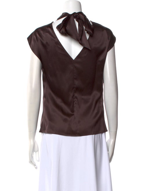 Veronica Beard Cowl Neck Short Sleeve Top