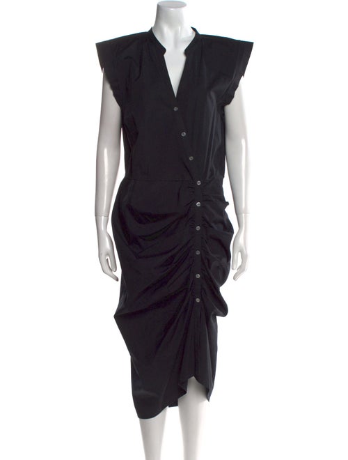 Veronica Beard V-Neck Midi Length Dress