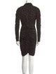 Veronica Beard Turtleneck Knee-Length Dress