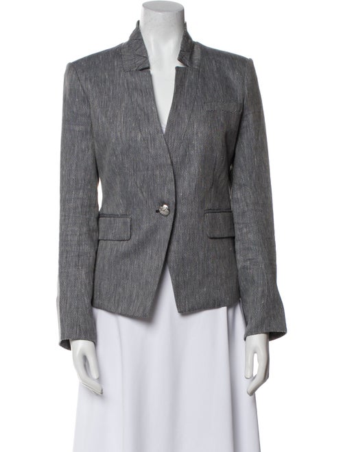 Veronica Beard Linen Printed Blazer