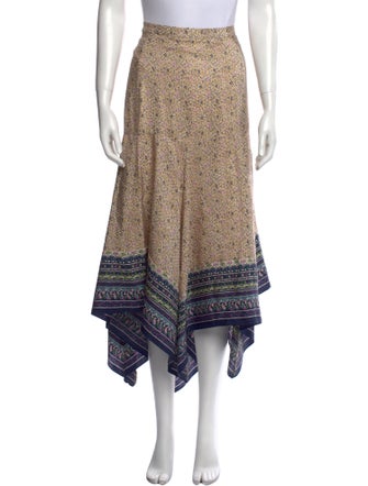Veronica Beard Silk Midi Length Skirt