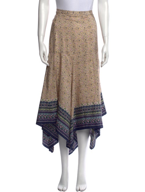 Veronica Beard Silk Midi Length Skirt