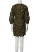 Veronica Beard Animal Print Mini Dress