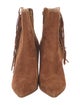 Veronica Beard Suede Braided Accents Boots