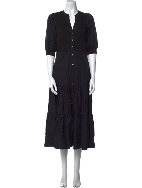 Veronica Beard V-Neck Long Dress