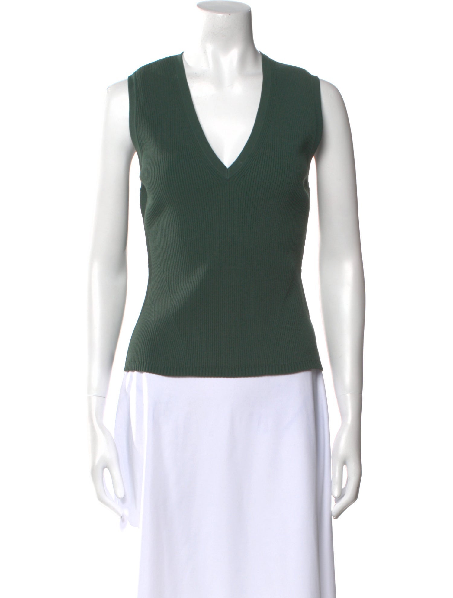 Veronica Beard V-Neck Sleeveless Top