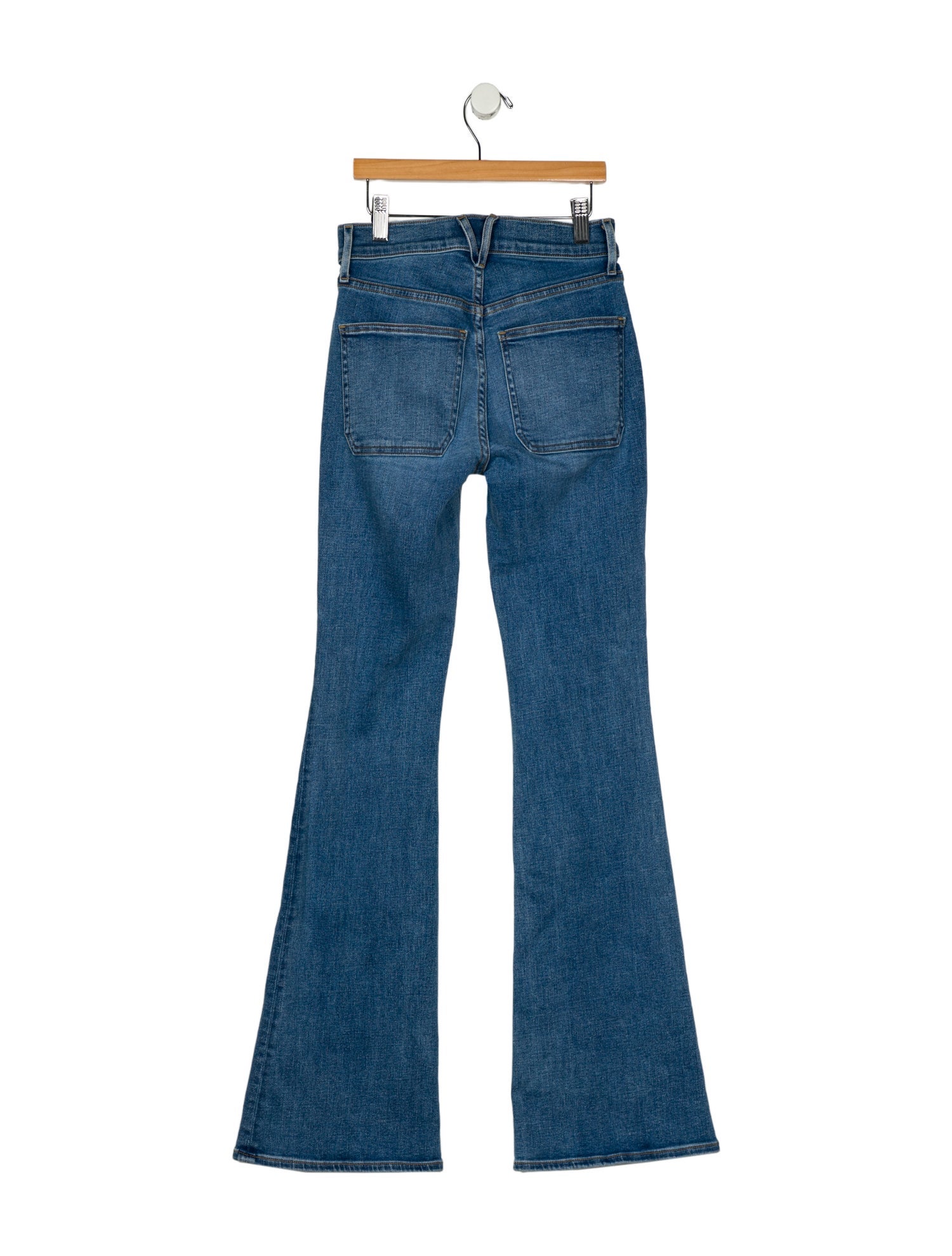 Veronica Beard Mid-Rise Wide Leg Jeans