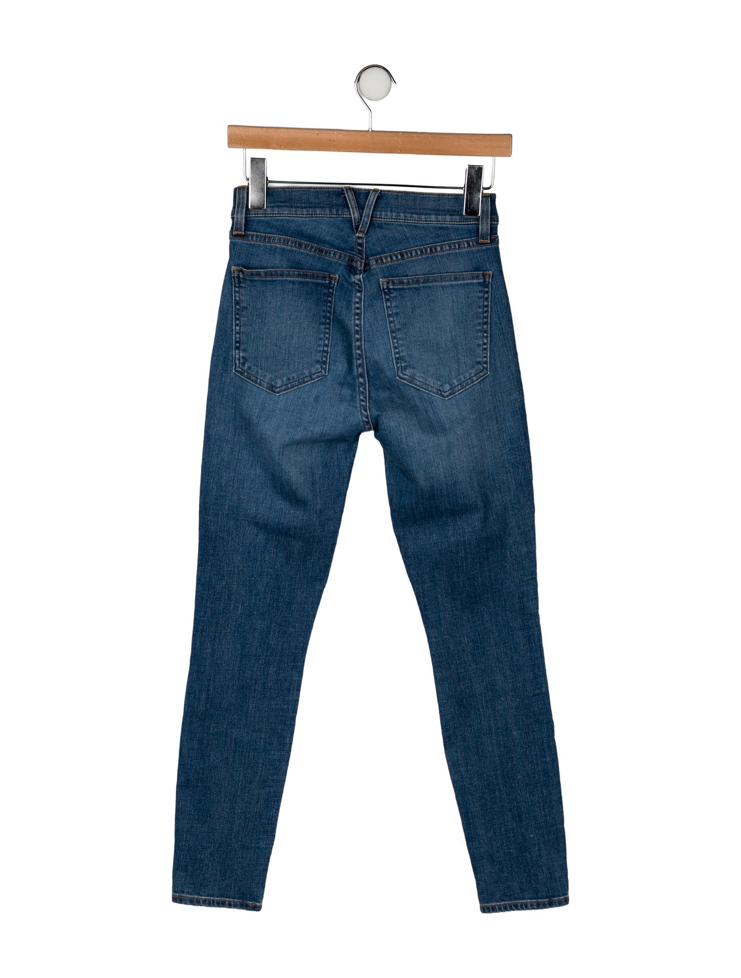 Veronica Beard Mid-Rise Skinny Leg Jeans