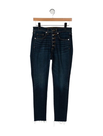 Veronica Beard Mid-Rise Skinny Leg Jeans