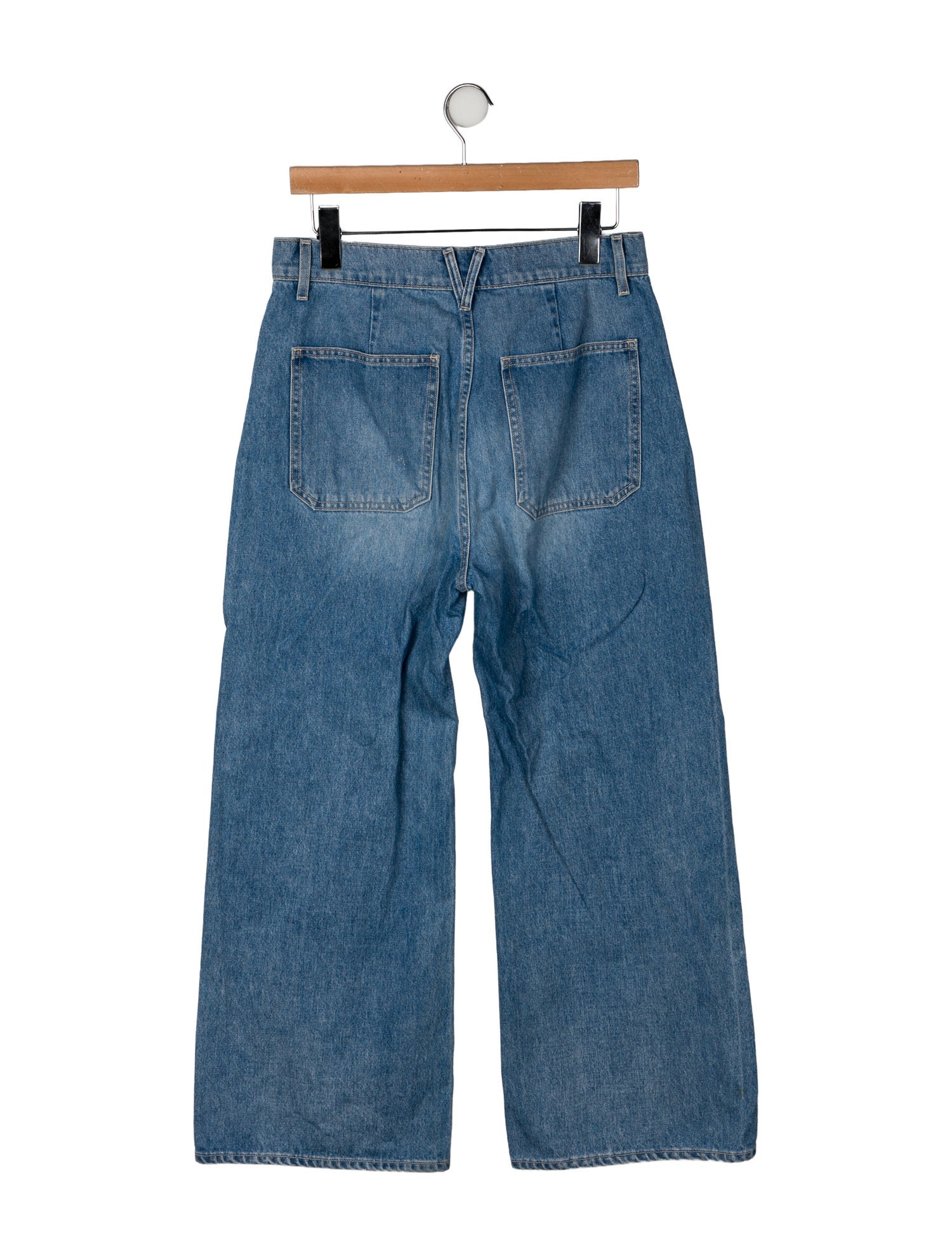 Veronica Beard High-Rise Wide Leg Jeans