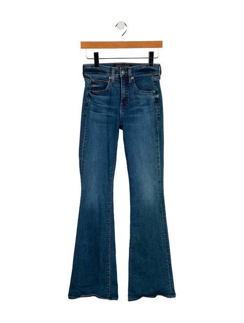 Veronica Beard High-Rise Wide Leg Jeans