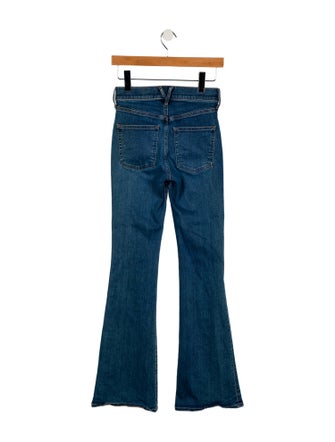 Veronica Beard High-Rise Wide Leg Jeans