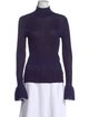 Veronica Beard Turtleneck Long Sleeve Top