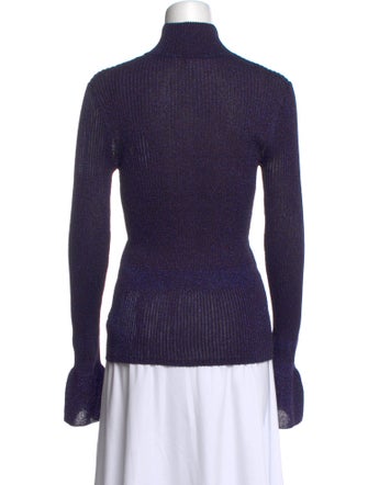 Veronica Beard Turtleneck Long Sleeve Top