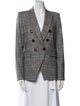 Veronica Beard Plaid Print Blazer