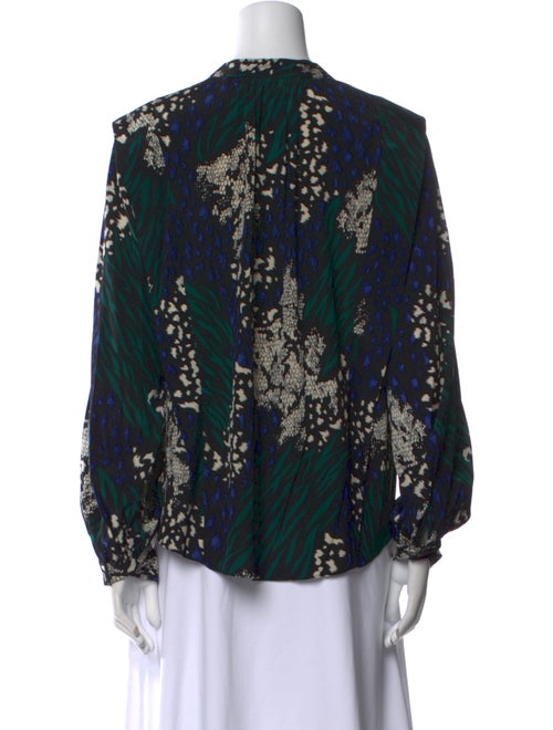 Veronica Beard Silk Floral Print Blouse