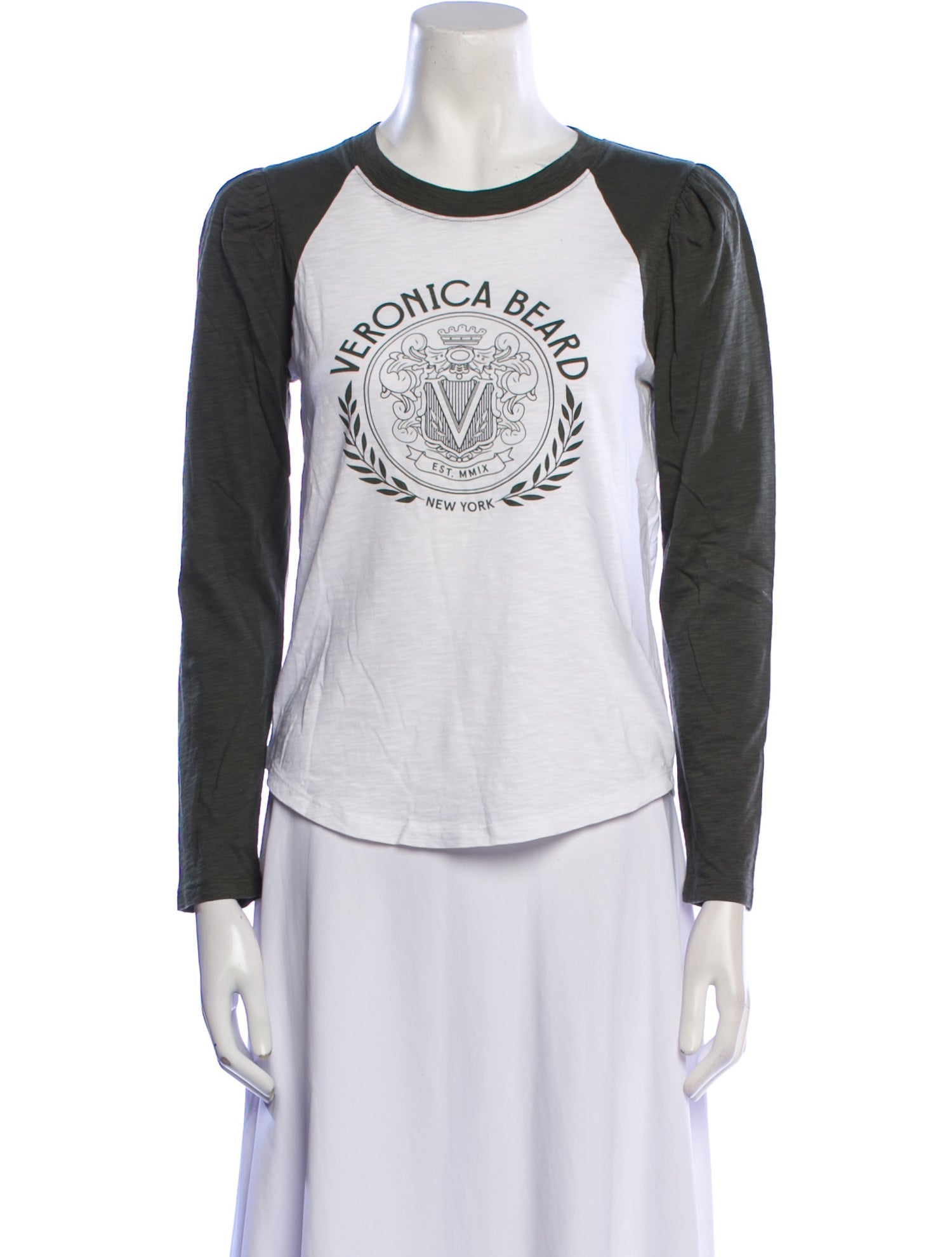 Veronica Beard Graphic Print Crew Neck T-Shirt