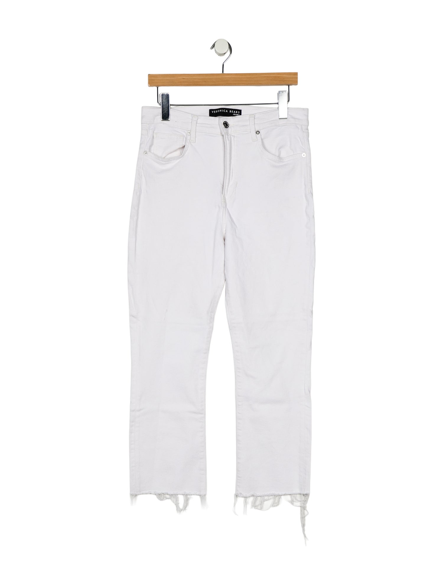 Veronica Beard High-Rise Straight Leg Jeans