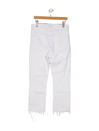 Veronica Beard High-Rise Straight Leg Jeans