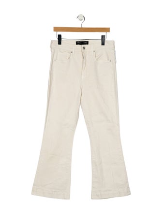Veronica Beard High-Rise Wide Leg Jeans