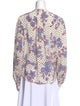 Veronica Beard Silk Floral Print Blouse