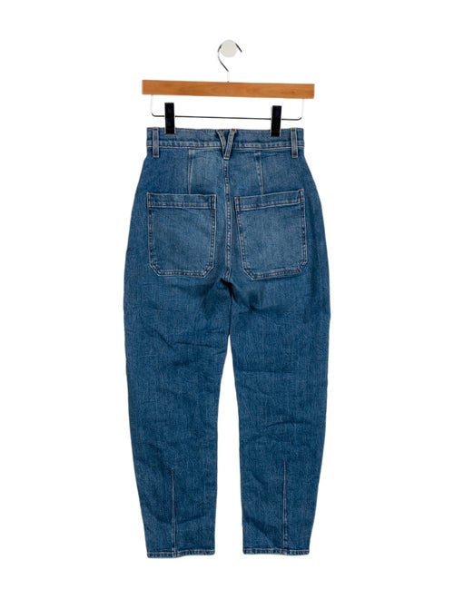 Veronica Beard High-Rise Straight Leg Jeans