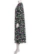Veronica Beard Floral Print Long Dress