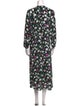 Veronica Beard Floral Print Long Dress