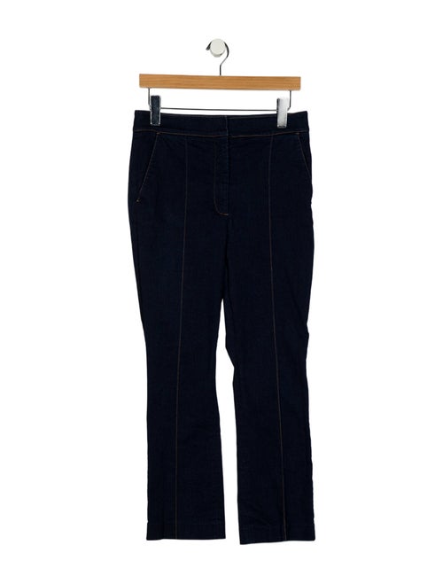 Veronica Beard High-Rise Straight Leg Jeans