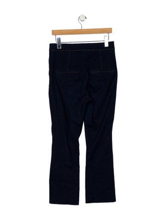 Veronica Beard High-Rise Straight Leg Jeans