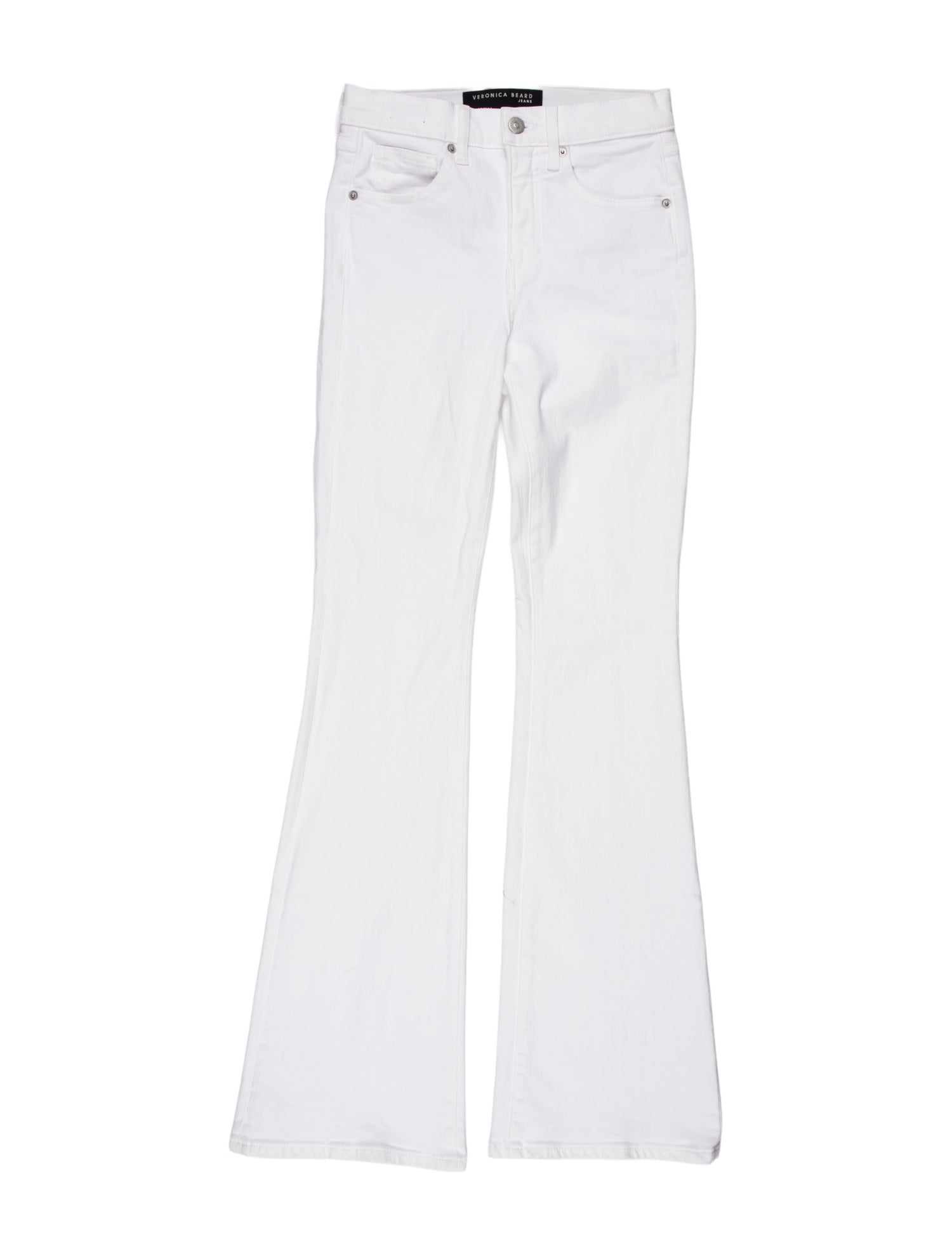 Veronica Beard Mid-Rise Wide Leg Jeans