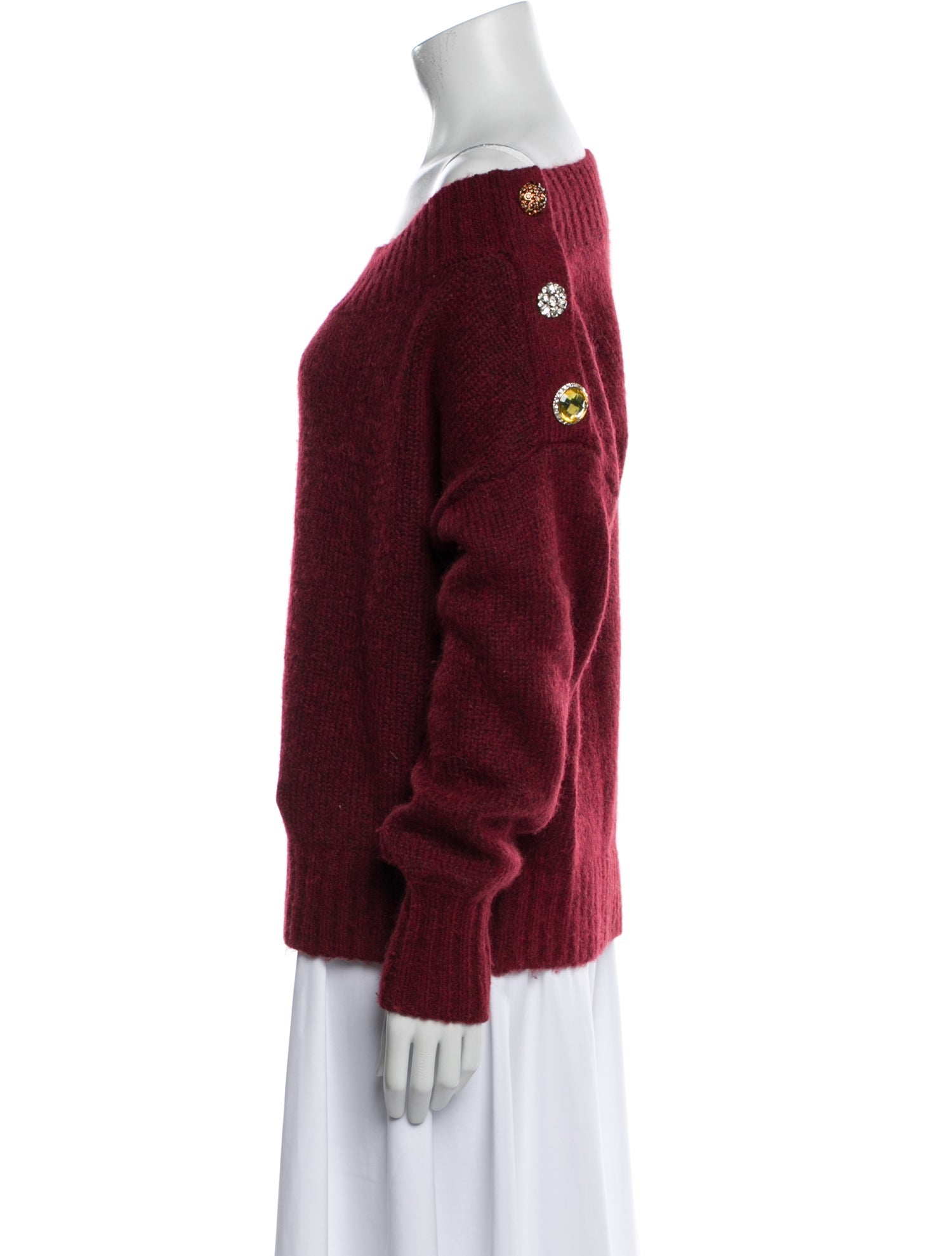 Veronica Beard Off-The-Shoulder Sweater