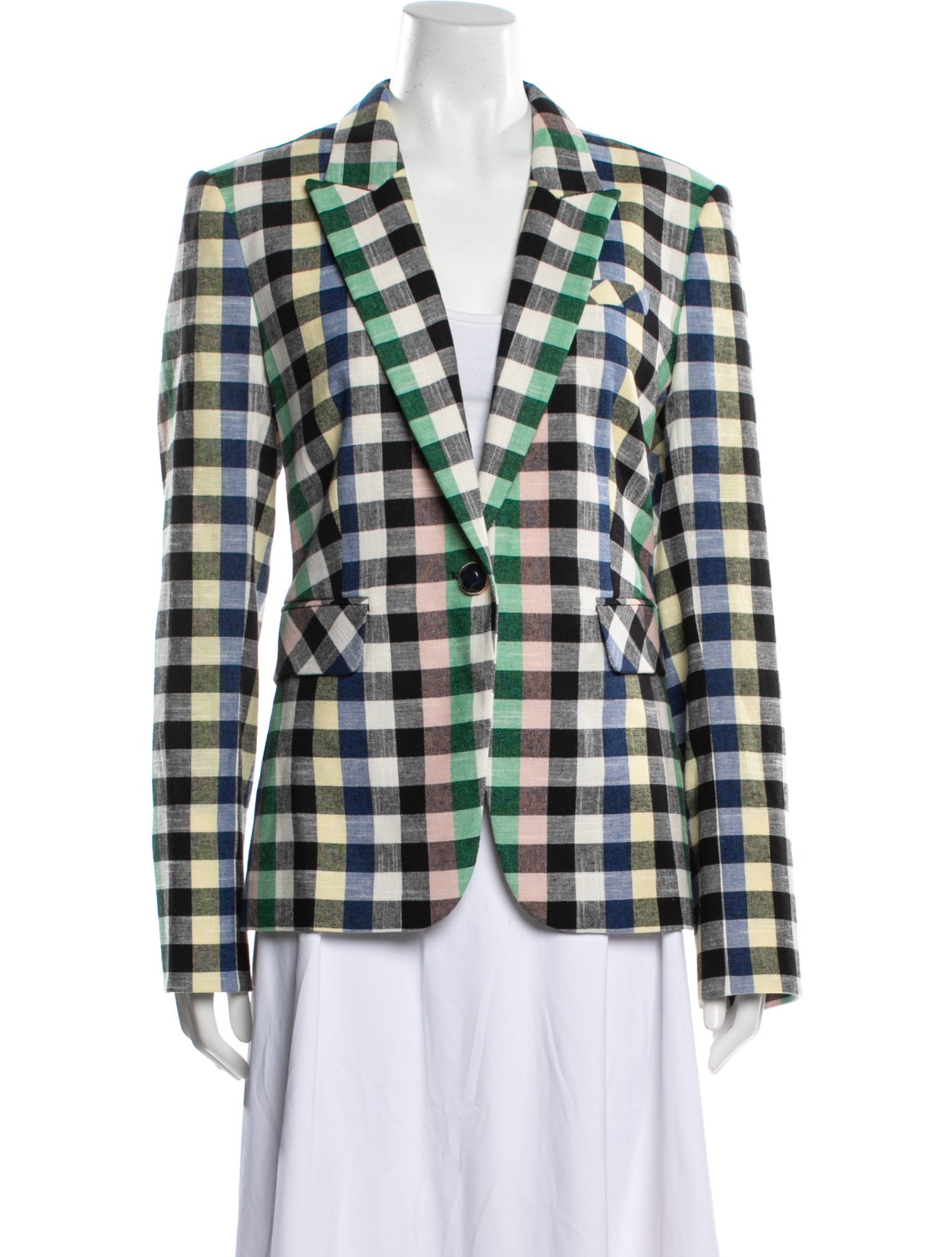 Veronica Beard Plaid Print Blazer w/ Tags