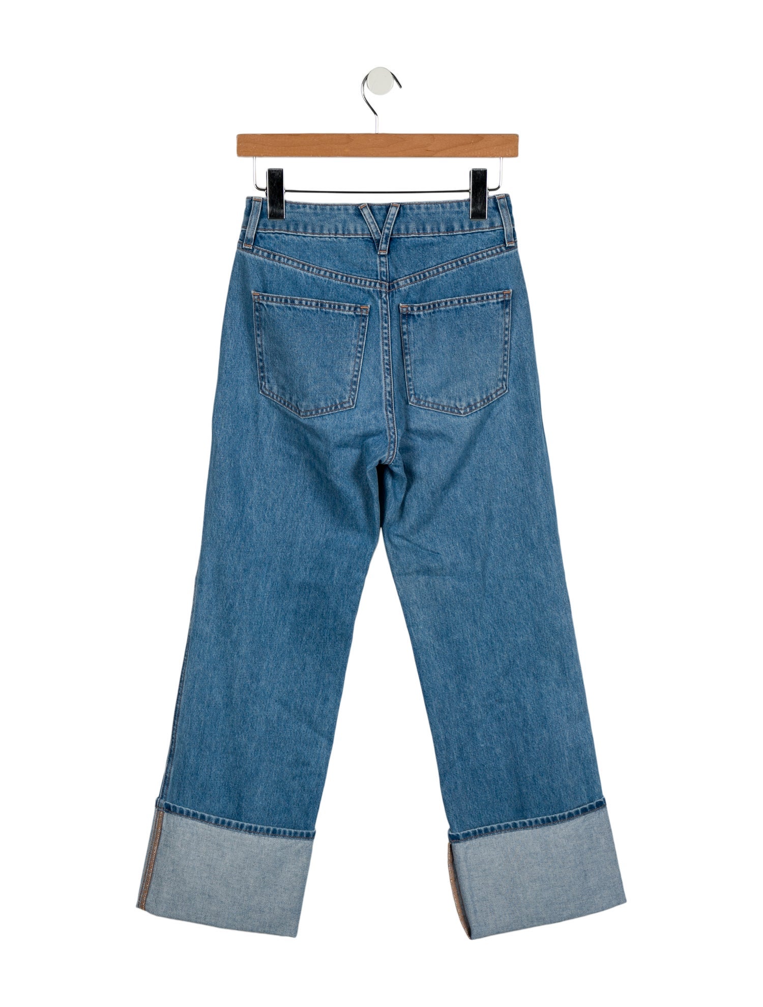 Veronica Beard High-Rise Wide Leg Jeans