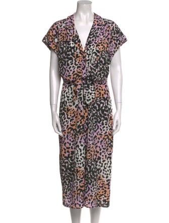 Veronica Beard Silk Midi Length Dress