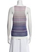 Veronica Beard Striped Scoop Neck Top