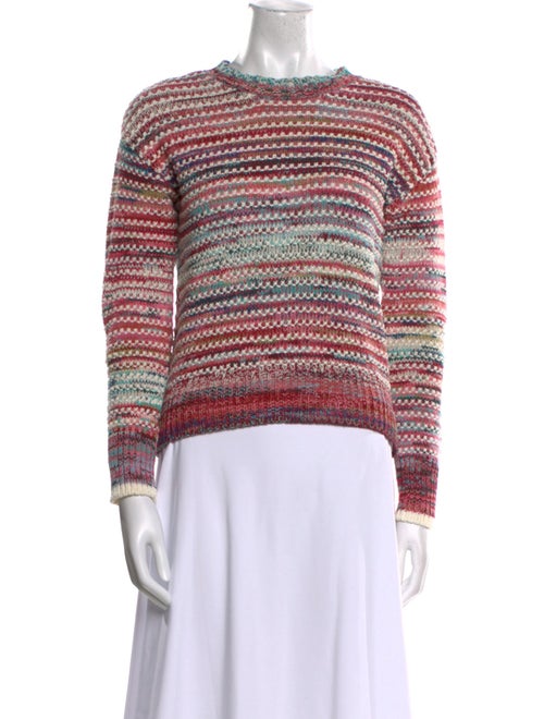 Veronica Beard Striped Crew Neck Sweater