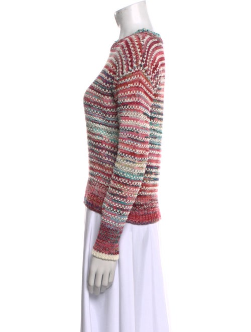 Veronica Beard Striped Crew Neck Sweater