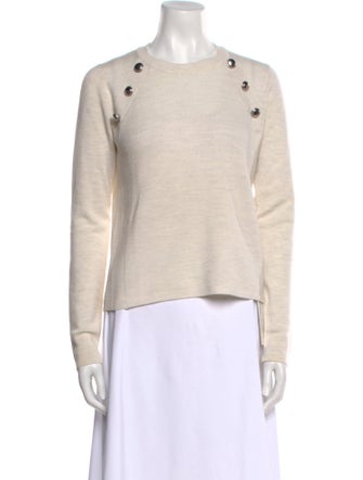 Veronica Beard Merino Wool Crew Neck Sweater