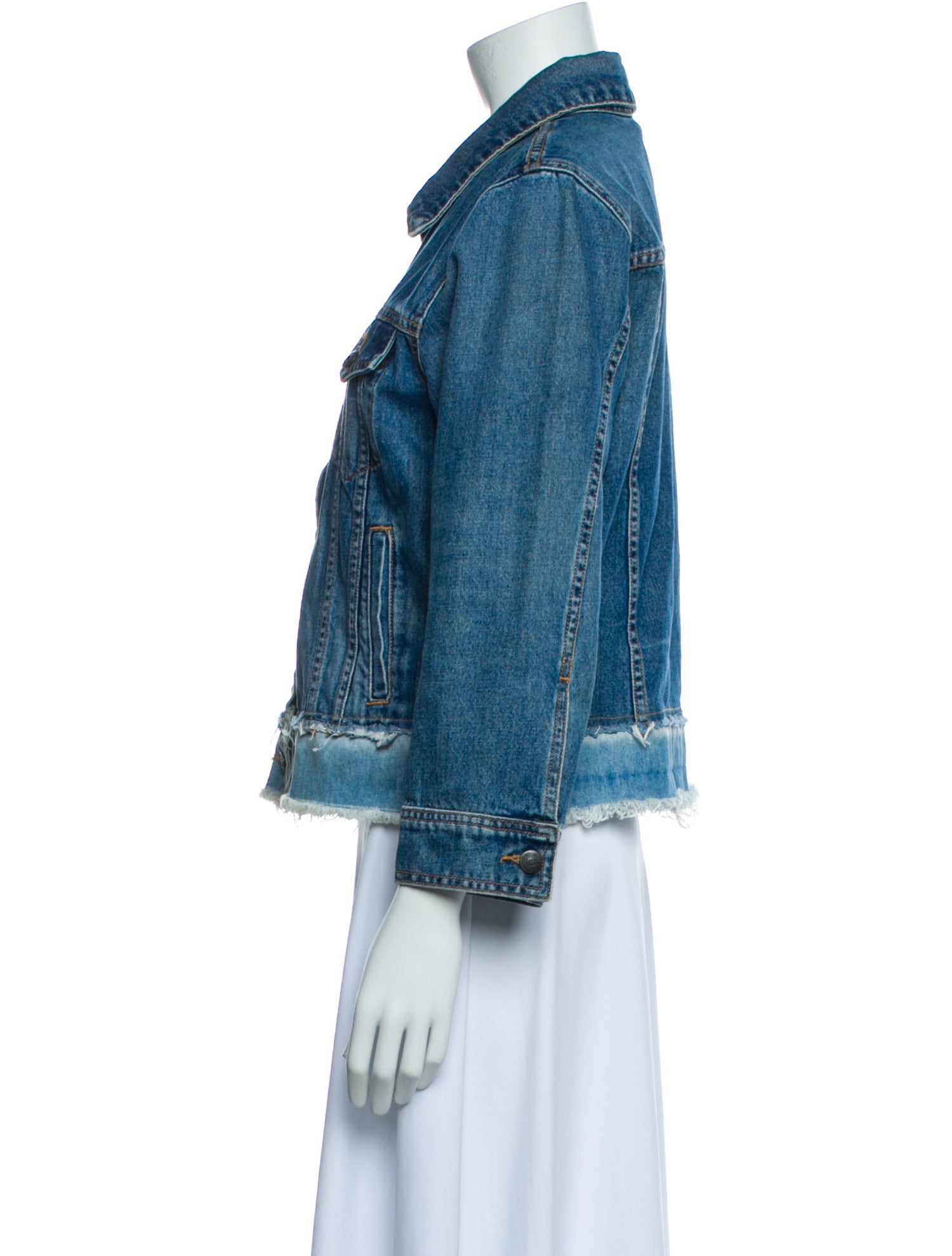 Veronica Beard Printed Denim Jacket