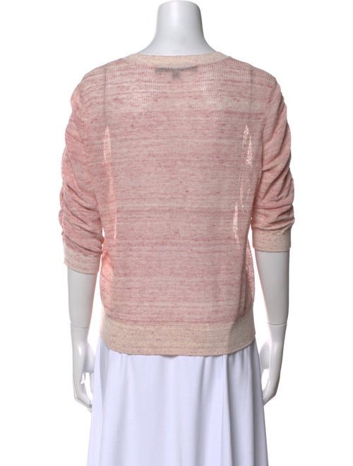 Veronica Beard Linen Scoop Neck Top