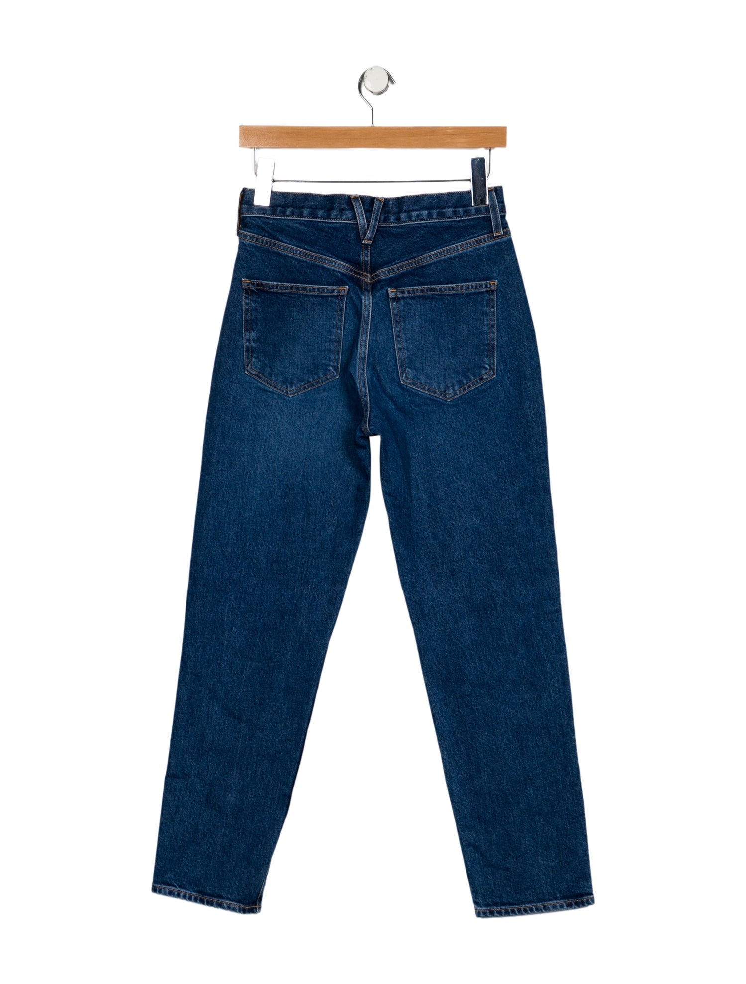 Veronica Beard High-Rise Straight Leg Jeans