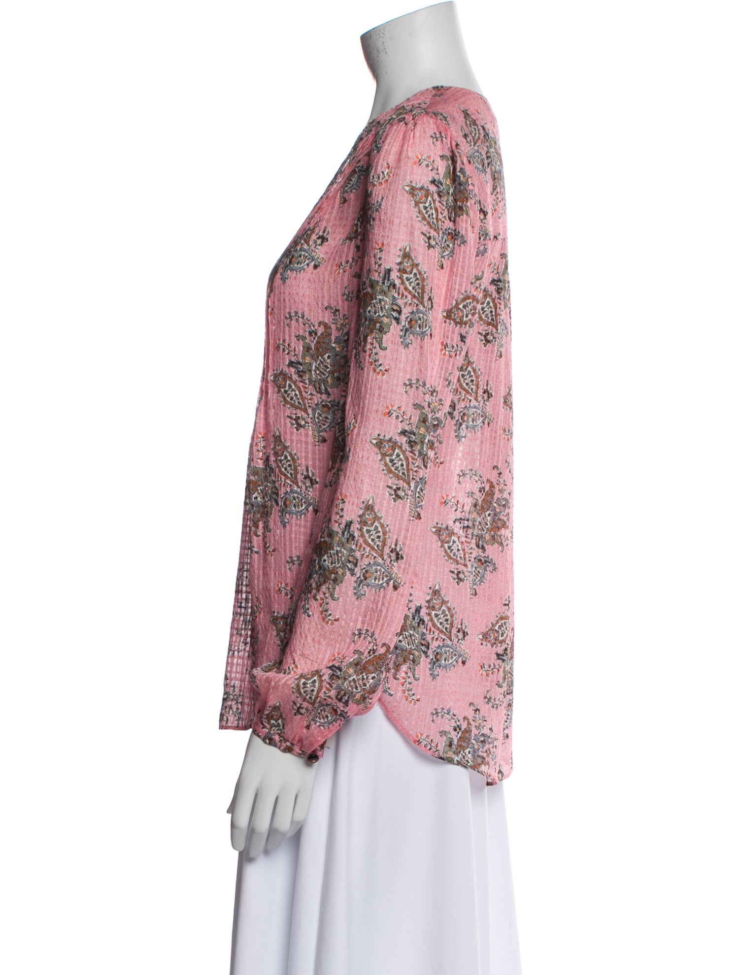 Veronica Beard Silk Floral Print Blouse